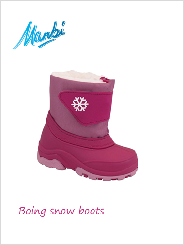 Boing snow boots Fuchsia - toddler sizes