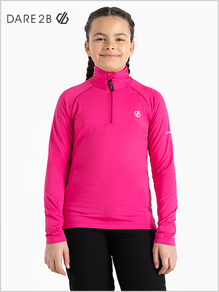 Consist II Stretch midlayer top - Pure Pink