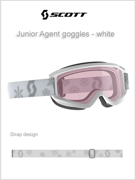 Junior Agent goggles (age 4 - 8) - white