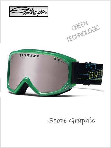Scope Graphic goggles - green, ignitor mirror lens