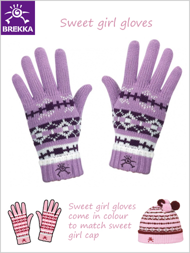 Sweet girl gloves