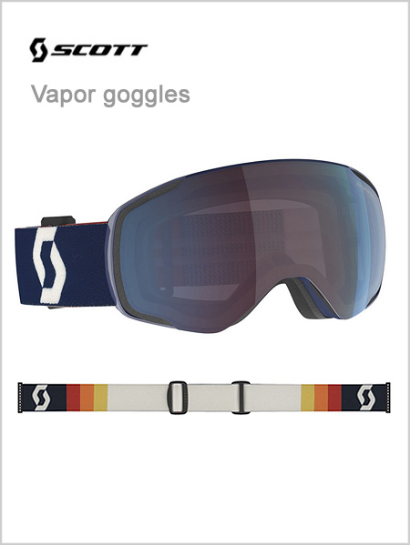 Vapor goggles Retro Blue - enhancer blue chrome lens