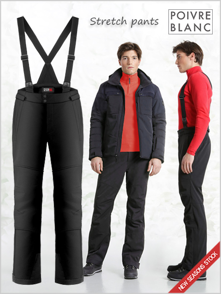 Fred stretch ski pants - Black