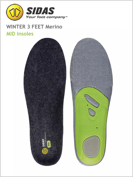 Winter 3 Feet Merino - MID insoles