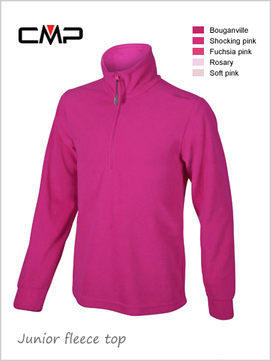 Child / junior - unisex fleece top - pinks