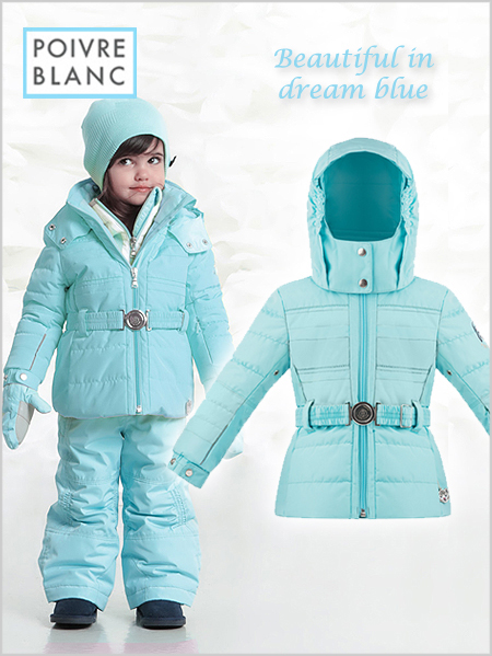 Age 6: girl's Dominique (Dream blue) jacket
