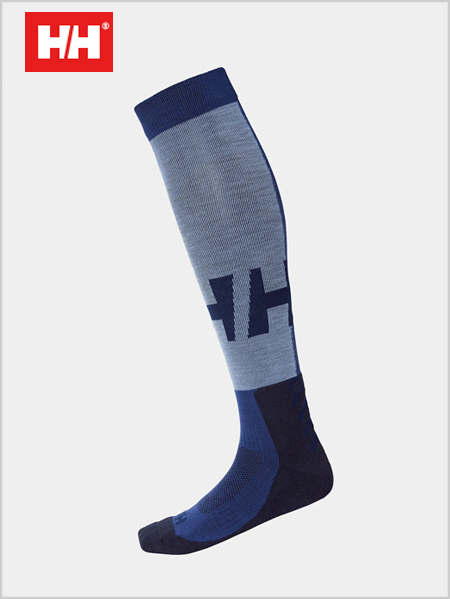 Alpine socks (Merino) - Blue fog