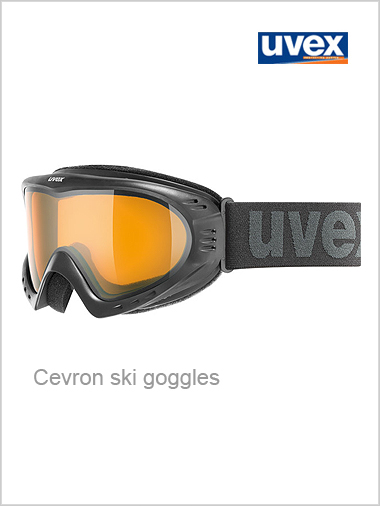 Cevron ski goggle - black