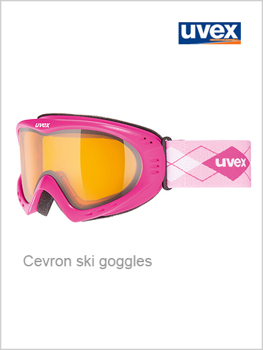 Cevron ski goggle - pink