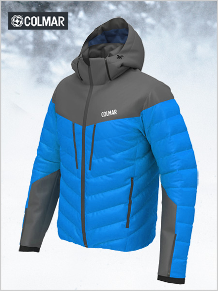 Chamonix ski jacket - Mosaic blue