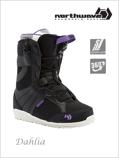 Womens Dahlia snowboard boots - black