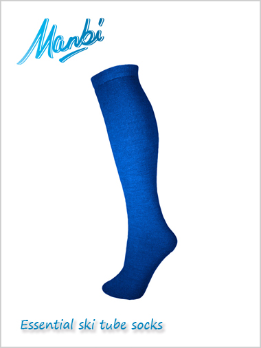 Junior Thermal ski tube socks - olympic blue