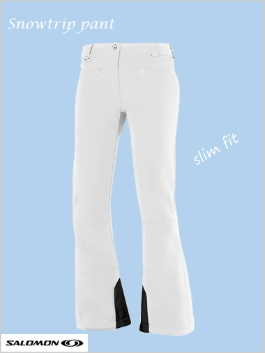 Snowtrip softshell pant - white (only UK 14 now left)