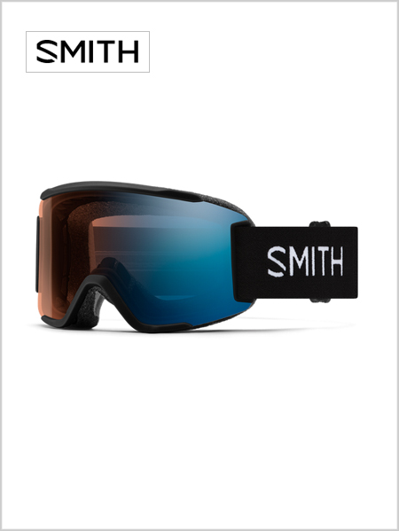 Squad S - Black + Photochromic Blue Mirror Lens