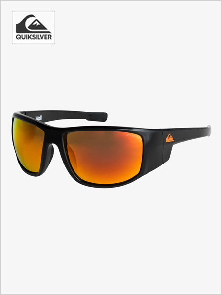 Wall polarized sunglasses - Black / orange