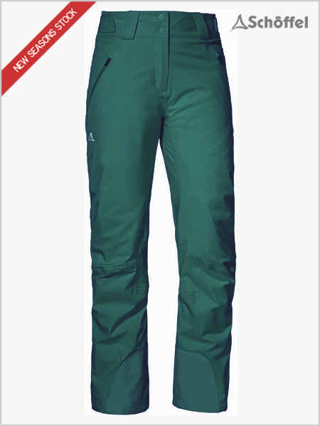 Weissach womens ski pants - Psychotropical Green